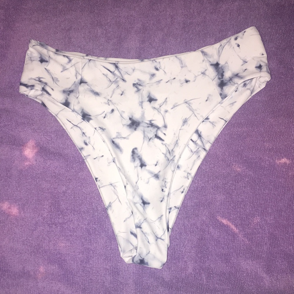 Marble bikini bottoms
